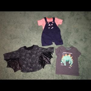 12 month Halloween shirts